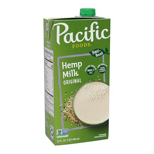 Pacific Foods Original Hanfmilch, Pflanzliche Milch, 946 ml Karton