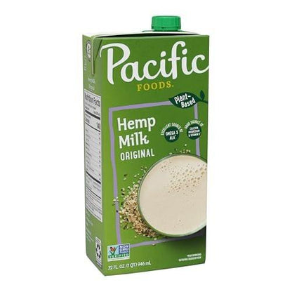 Pacific Foods Original Hanfmilch, Pflanzliche Milch, 946 ml Karton