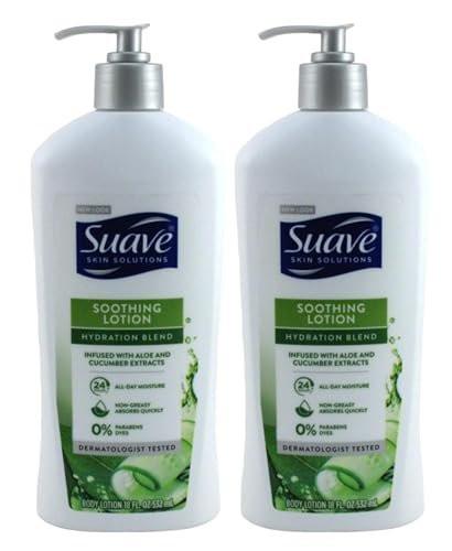 Suave Hautlotion mit Aloe Vera, 2er Pack (2 x 532 ml) – Beruhigende Feuchtigkeitspflege