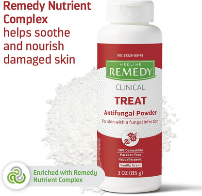 Medline Remedy Antifungal-Puder mit Phytoplex, 85 g (1er-Pack)
