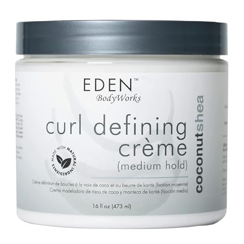 EDEN BodyWorks Kokosnuss Shea Locken Definierende Creme | 16 oz | Feuchtigkeitsspende, Schutz vor Luftfeuchtigkeit, Glanz