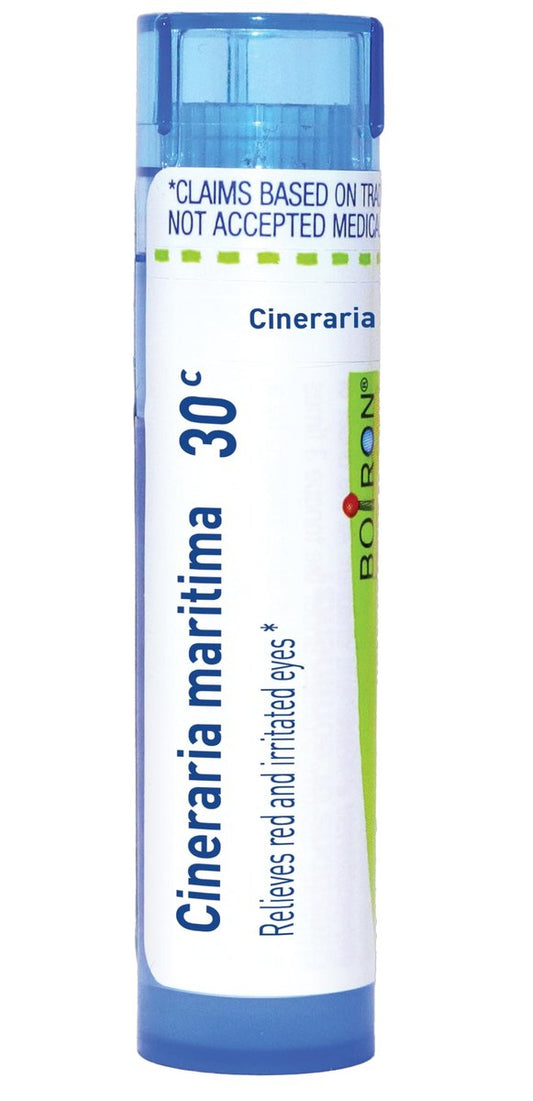 Boiron Cineraria Maritima 30C Homöopathisches Arzneimittel bei roten & gereizten Augen - 80 Kügelchen