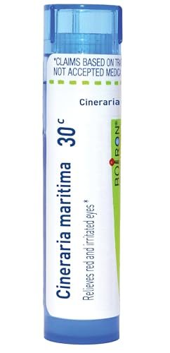 Boiron Cineraria Maritima 30C Homöopathisches Arzneimittel bei roten & gereizten Augen - 80 Kügelchen
