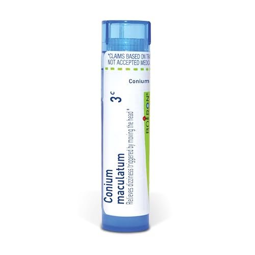 Boiron Conium Maculatum 3C – Homöopathisches Arzneimittel bei Schwindel bei Kopfbewegungen, 80 Kügelchen
