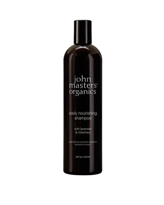 John Masters Organics Tägliches Pflegeshampoo mit Lavendel & Rosmarin | USDA Organic | Sanfte Reinigung für die Kopfhaut | Sulfatfrei | 473 ml