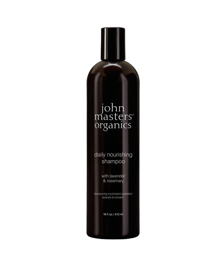 John Masters Organics Tägliches Pflegeshampoo mit Lavendel & Rosmarin | USDA Organic | Sanfte Reinigung für die Kopfhaut | Sulfatfrei | 473 ml