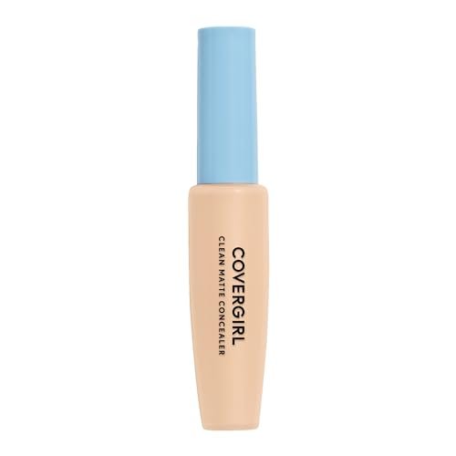 COVERGIRL Clean Matte Concealer – Ölfreie, leichte Formel, natürliche Deckkraft, 100% tierversuchsfrei, 0,37 fl oz