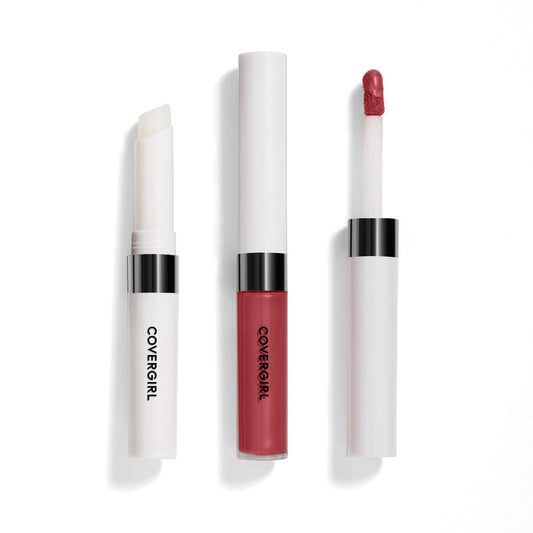 COVERGIRL Outlast Lip Color mit Topcoat – 24h Halt in 542 Brazen Raisin