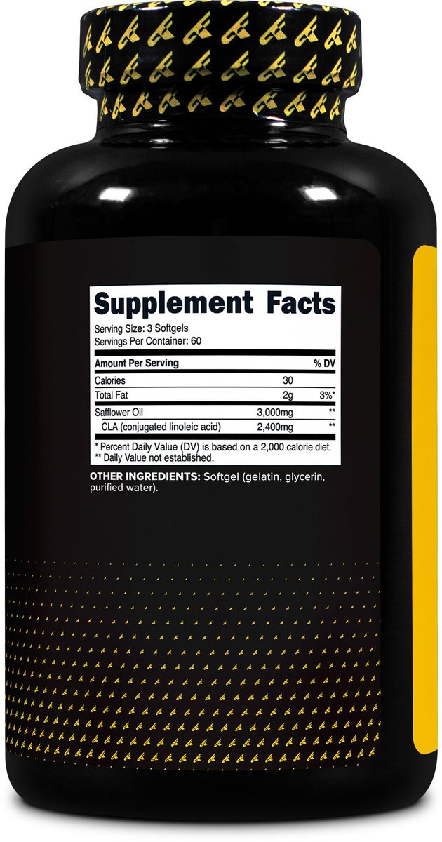 Primaforce CLA 2400 mg pro Portion (180 Weichkapseln) - Max CLA - für Männer und Frauen, nicht stimulierend, GMO-frei & glutenfrei