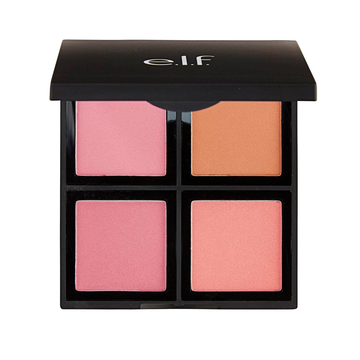e.l.f. Cosmetics Powder Blush Palette – Vier Blush-Nuancen für langanhaltende, strahlende Farbe – Light