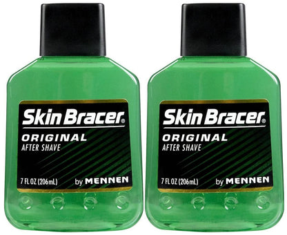 Skin Bracer by Mennen Afta After Shave – 2er-Pack, 7 Fl Oz – Beruhigende Aftershave-Lotion