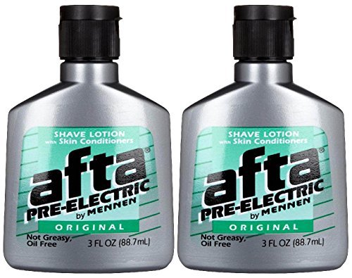 Mennen Afta Pre-Electric Shave Lotion, 2er-Pack, 3 Unzen pro Flasche