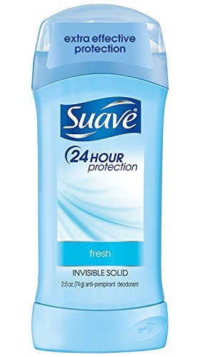 Suave 24h Schutz Invisible Solid Deodorant für Frauen, Fresh – 2,6 oz (4er-Pack)