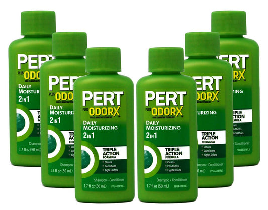 Pert Plus 2-in-1 Shampoo & Conditioner Classic Clean 1,7 oz (6er Pack)