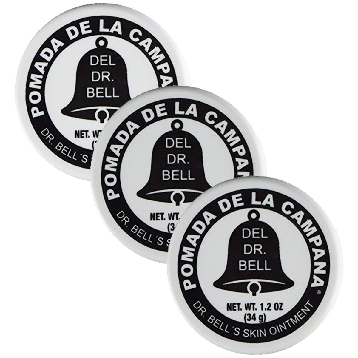 Pomada De La Campana Medicated Cream - Crema Medicada 1.2 Oz (3er Pack) - Medizinische Creme für Hautprobleme