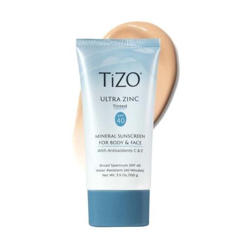 TIZO Ultra Zinc Body & Gesicht Sonnencreme getönt LSF 40, 99 g