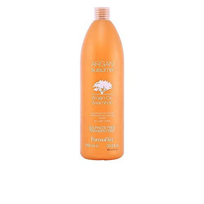 FarmaVita Argan Sublime Shampoo 1000 ml – Intensiv pflegendes Arganöl-Shampoo für glänzendes Haar