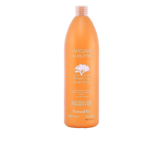 FarmaVita Argan Sublime Shampoo 1000 ml – Intensiv pflegendes Arganöl-Shampoo für glänzendes Haar