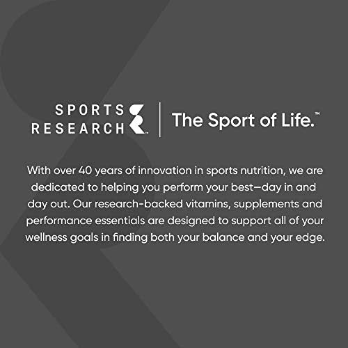 Sports Research Nachtkerzenöl Kapseln 1300mg – Kaltgepresst, 120 Softgels für Frauen- & Hautgesundheit, Glutenfrei & Nicht-GVO GLA