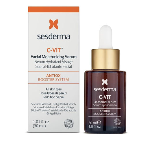 Sesderma C-VIT Radiance Serum mit Vitamin C – Aufhellend, feuchtigkeitsspendend & Anti-Aging, antioxidative Formel, 30 ml