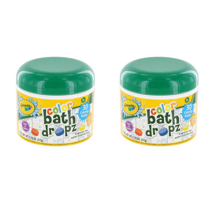 Crayola Badebomben – 45 Tabletten pro Packung (2er-Pack) – Buntes Badevergnügen für Kinder