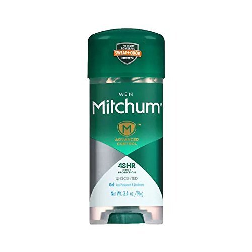 Mitchum Advanced Control Unscented Gel Antitranspirant & Deodorant, 3,4 oz (5er-Pack)