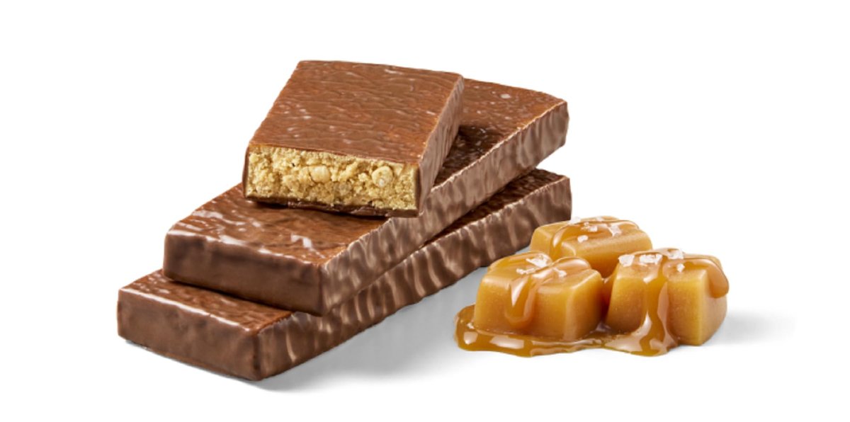 think! Proteinriegel mit Chicorée-Wurzel für Ballaststoffe, Verdauungsunterstützung, glutenfrei mit Molkenproteinisolat, gesalzenes Karamell, Snackriegel ohne künstliche Süßstoffe, 1,4 Unzen (10er Pack)