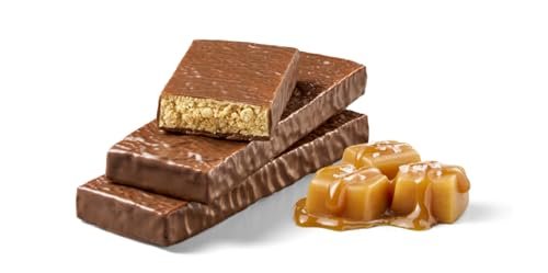 think! Proteinriegel mit Chicorée-Wurzel für Ballaststoffe, Verdauungsunterstützung, glutenfrei mit Molkenproteinisolat, gesalzenes Karamell, Snackriegel ohne künstliche Süßstoffe, 1,4 Unzen (10er Pack)