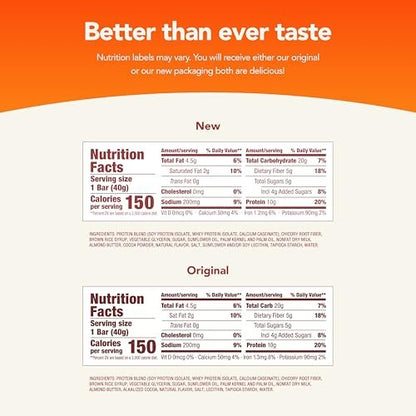 think! Proteinriegel mit Chicorée-Wurzel für Ballaststoffe, Verdauungsunterstützung, glutenfrei mit Molkenproteinisolat, gesalzenes Karamell, Snackriegel ohne künstliche Süßstoffe, 1,4 Unzen (10er Pack)