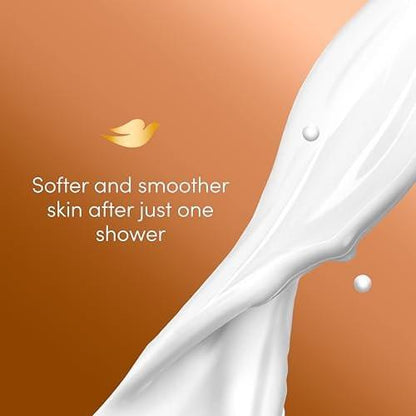 Dove Body Wash 3er-Pack – Purely Pampering mit Sheabutter & warmer Vanille für weichere, glattere Haut, 3 x 450 ml