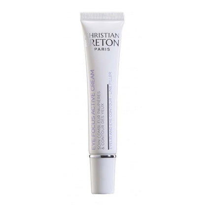 Christian Breton Eye Focus Active Cream – Tiefenfeuchtigkeitsspendende Augencreme für ein glatteres Hautbild – mit Squalan & Vitamin E – Augenärztlich getestet, hergestellt in Frankreich – 10 ml / 0,34 oz