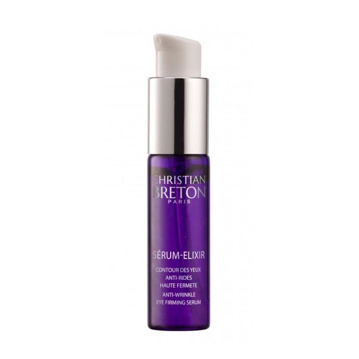 Christian Breton SÉRUM-ELIXIR Augenserum – Feuchtigkeitsspendend & Straffend mit Hyaluronsäure, Squalan & Peptiden – Ophthalmologisch getestet, hergestellt in Frankreich – 15 ml