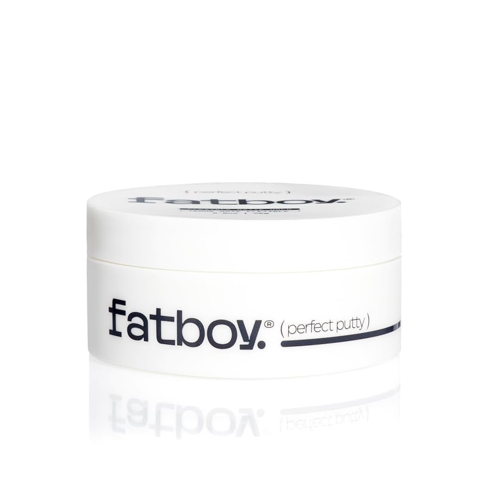 Fatboy Hair Perfect Putty – Styling-Kaolin-Ton-Putty für Volumen & Textur, mittlerer Halt, mattes Finish, für alle Haartypen, parabenfrei, farbschonend, 2,6 Unzen