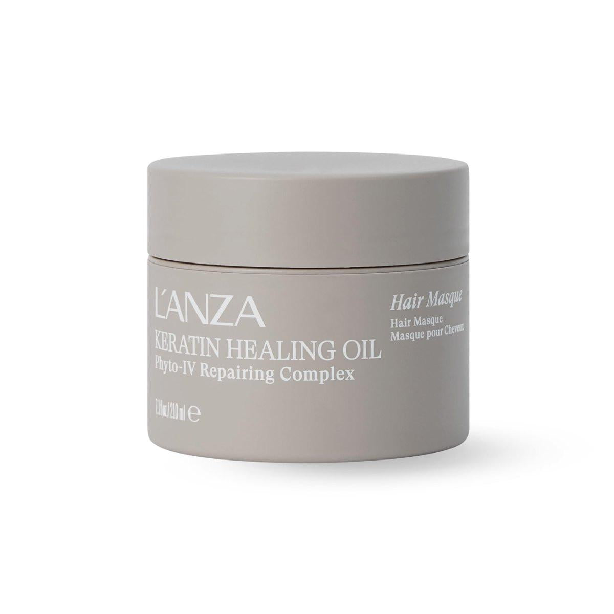 L'ANZA Keratin Healing Oil Intensive Hair Masque – Tiefenwirksame Haarkur für Feuchtigkeit, Reparatur und Glanz (7,1 Fl Oz)