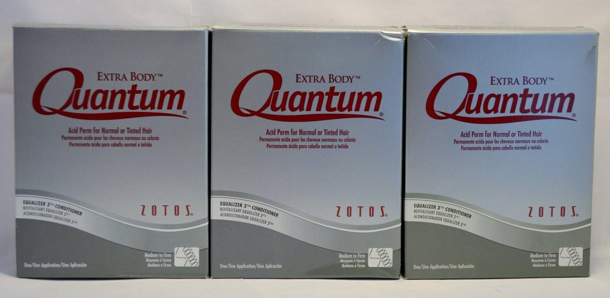 Quantum Extra Body Acid Perm 3er-Pack – Volumenwellen für zu Hause