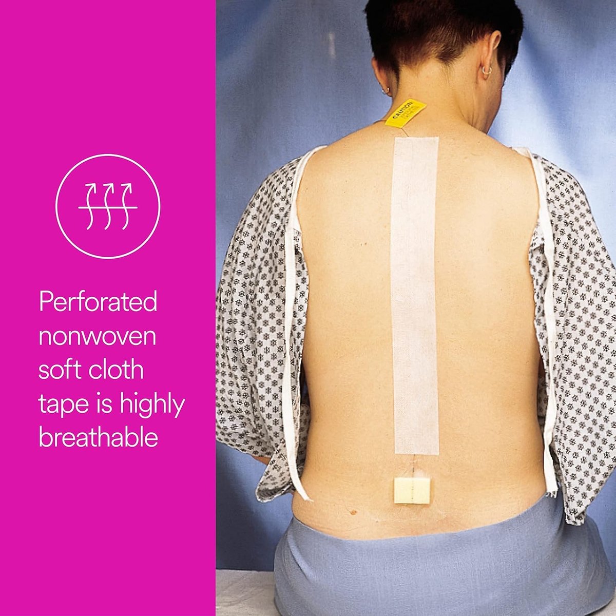 3M Medipore Hypoallergenes Weiches Stoffchirurgieband 2" x 10 Yards, Weiß, Hervorragende Haftung, Wasserbeständig