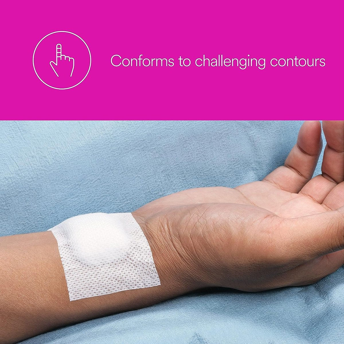 3M Medipore Hypoallergenes Weiches Stoffchirurgieband 2" x 10 Yards, Weiß, Hervorragende Haftung, Wasserbeständig