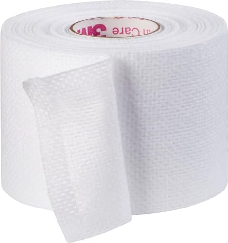3M Medipore Hypoallergenes Weiches Stoffchirurgieband 2" x 10 Yards, Weiß, Hervorragende Haftung, Wasserbeständig
