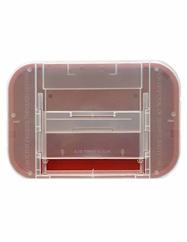 OAKRIDGE PRODUCTS Sharps Behälter 2 Gallonen – Sicherheitsbehälter für spitze Gegenstände (1 Stück, klar)