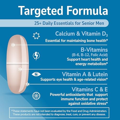 21st Century Sentry Senior Männer 50+ Multivitamin Tabletten, 100 Stück
