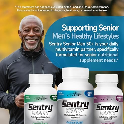 21st Century Sentry Senior Männer 50+ Multivitamin Tabletten, 100 Stück