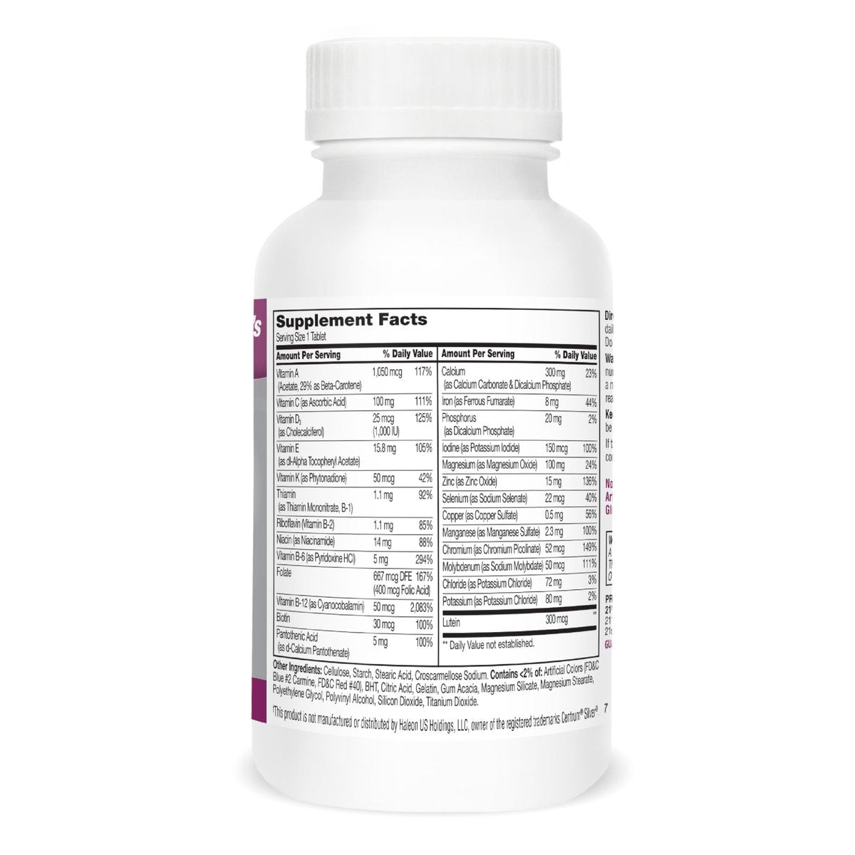 21st Century Sentry Senior Women 50 Plus Tabletten, 100 Stück (27542)