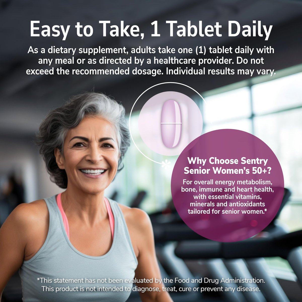 21st Century Sentry Senior Women 50 Plus Tabletten, 100 Stück (27542)