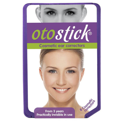 Otostick Korrekturpflaster für abstehende Ohren – 8 Stück, diskret, transparent, für Kinder ab 3 Jahren und Erwachsene