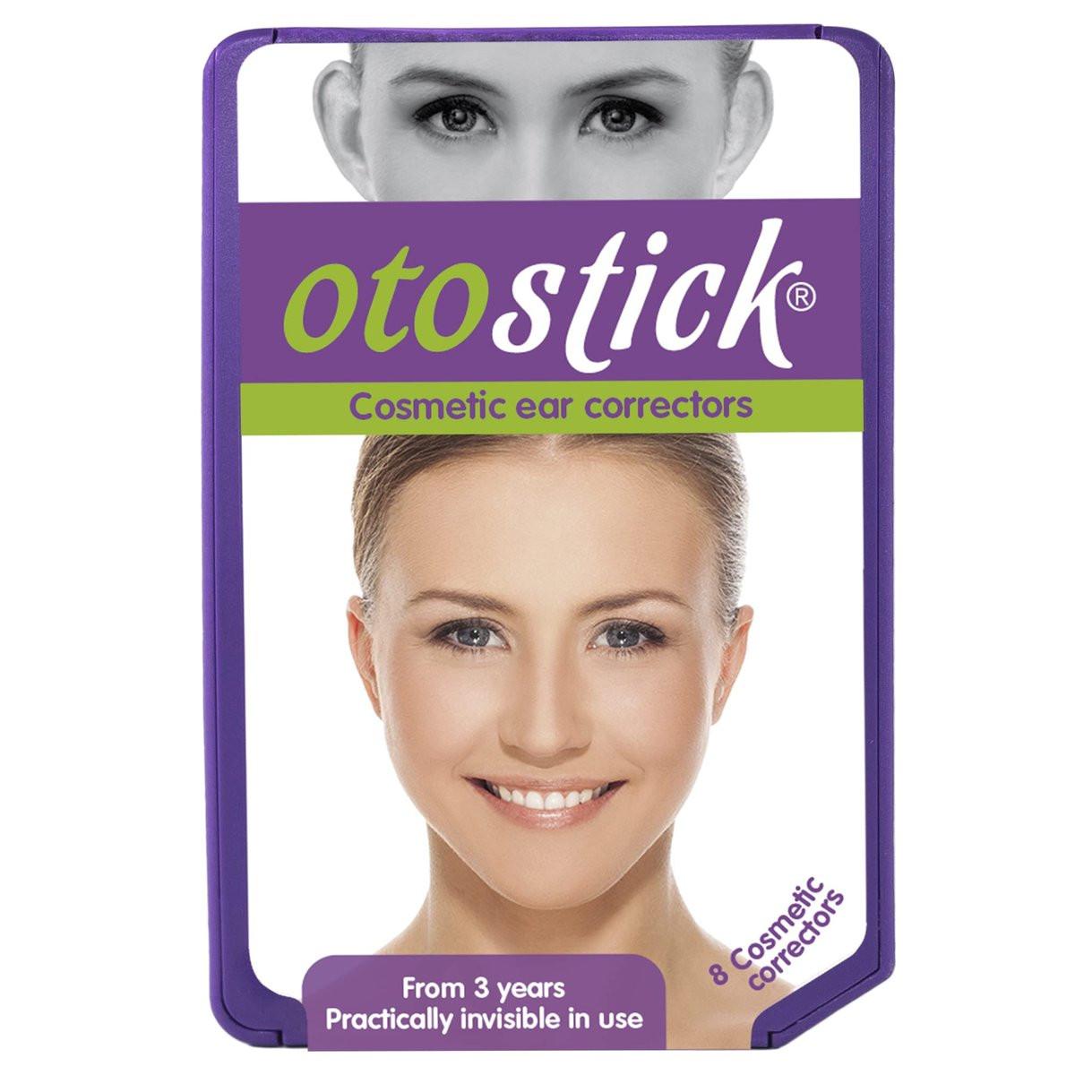 Otostick Korrekturpflaster für abstehende Ohren – 8 Stück, diskret, transparent, für Kinder ab 3 Jahren und Erwachsene