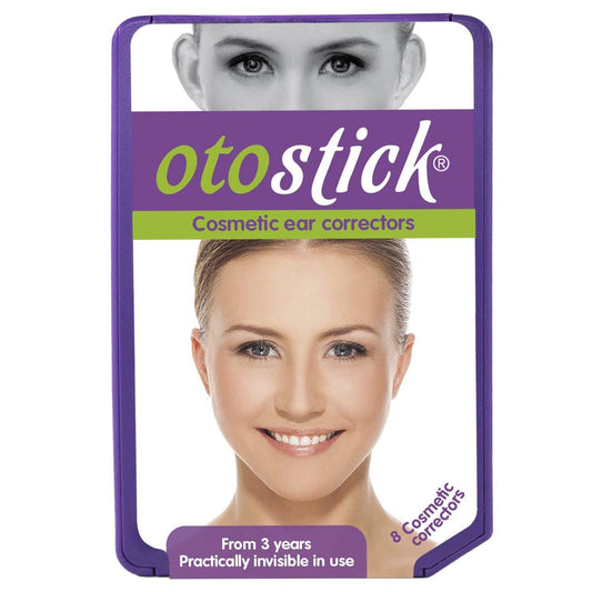 Otostick Korrekturpflaster für abstehende Ohren – 8 Stück, diskret, transparent, für Kinder ab 3 Jahren und Erwachsene