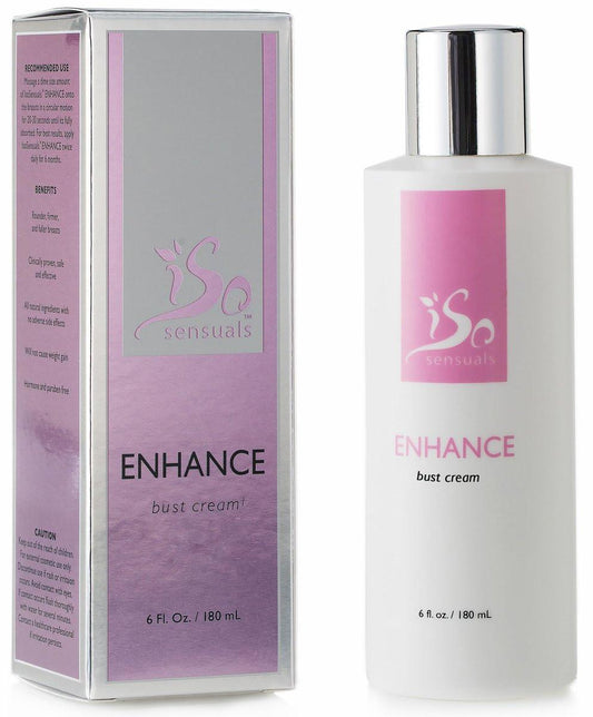 IsoSensuals ENHANCE - Brustvergrößerungscreme mit schneller Wirkung - Straffende und festigende Brustpflege - Großzügige 2-Monats-Versorgung