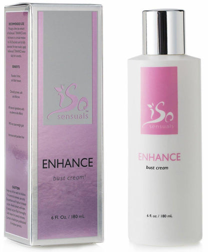 IsoSensuals ENHANCE - Brustvergrößerungscreme mit schneller Wirkung - Straffende und festigende Brustpflege - Großzügige 2-Monats-Versorgung