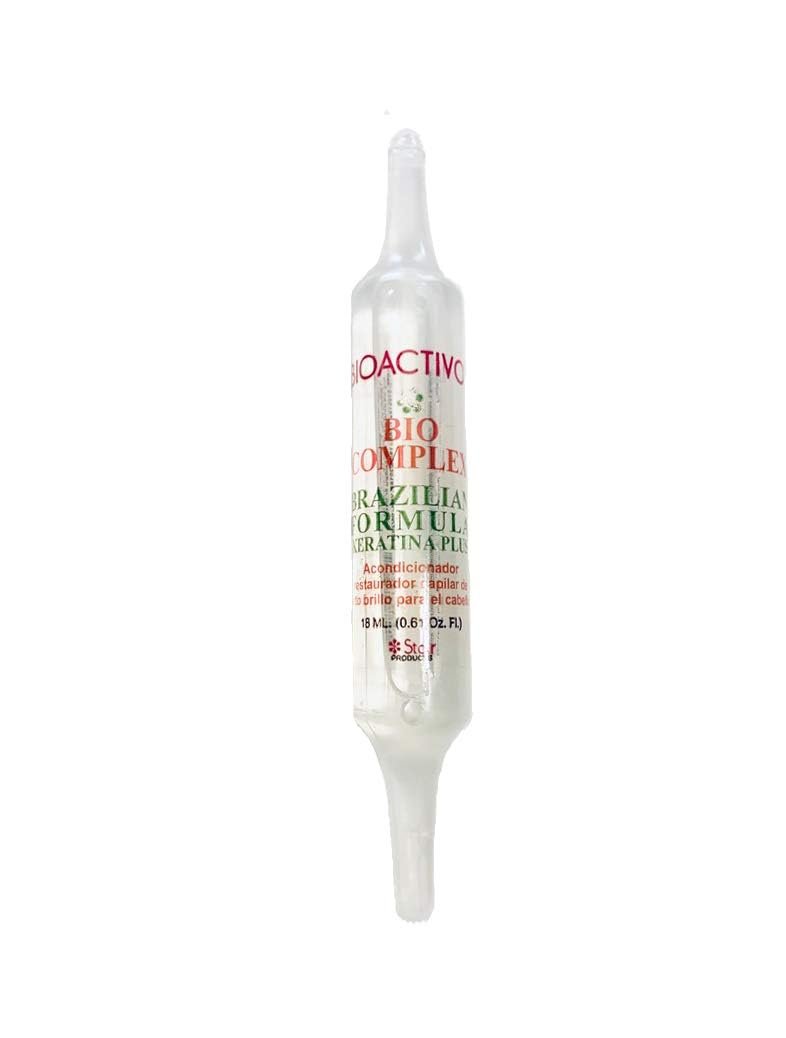 Bio Complex Vial Star Bio Complex Brazilian Formula Keratina Plus Oil Treatment 1 Ampulle 0,61 fl. oz. (18 ml)