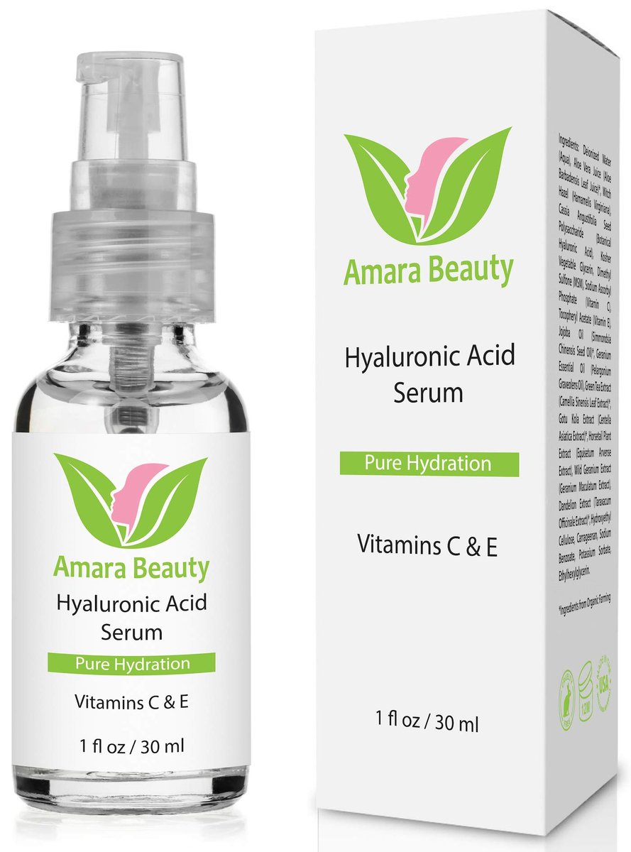 Hyaluronsäure Serum für die Haut mit Vitamin C & E, 30 ml
